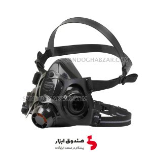 ماسک تنفسی ایمنی نیم صورت شیمیایی سیلیکونی مدل ۷۷۰۰